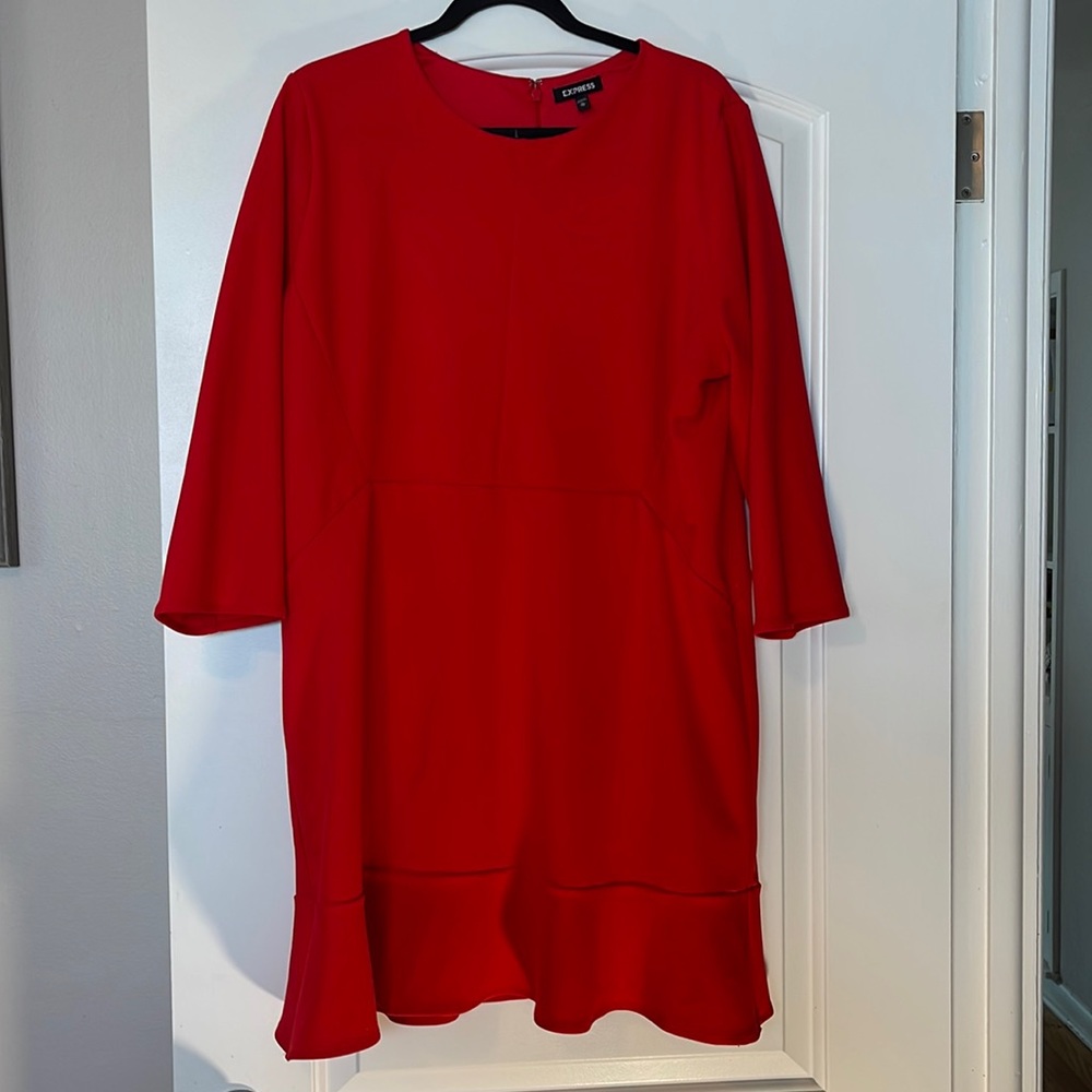 Red dress from Express